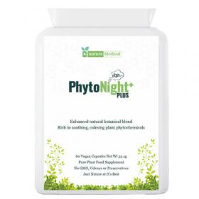 PhytoNightPlus+ 60 Capsules.  Rich in soothing, calming plant botanicals. Expiry 01/2027